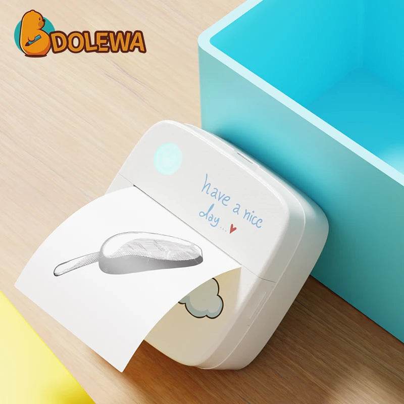 1200mAh Wireless Bluetooth Mini Thermal Label Printer – Compact, Ink-Free, and Perfect for Every Task - Creatique