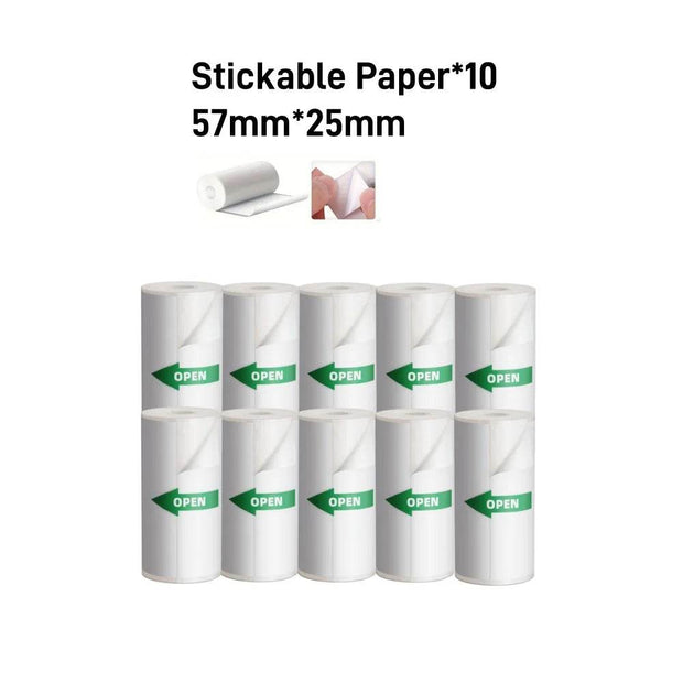 Revolutionize Your Labeling with the 1200mAh Wireless Bluetooth Mini Thermal Printer - Perfect for Stunning Text and Photo Prints up to 57mm! - Creatique