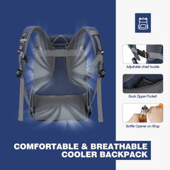 WESTTUNE 35-Can Leakproof Insulated Cooler Backpack – The Best Backpack Cooler for Any Adventure - Creatique