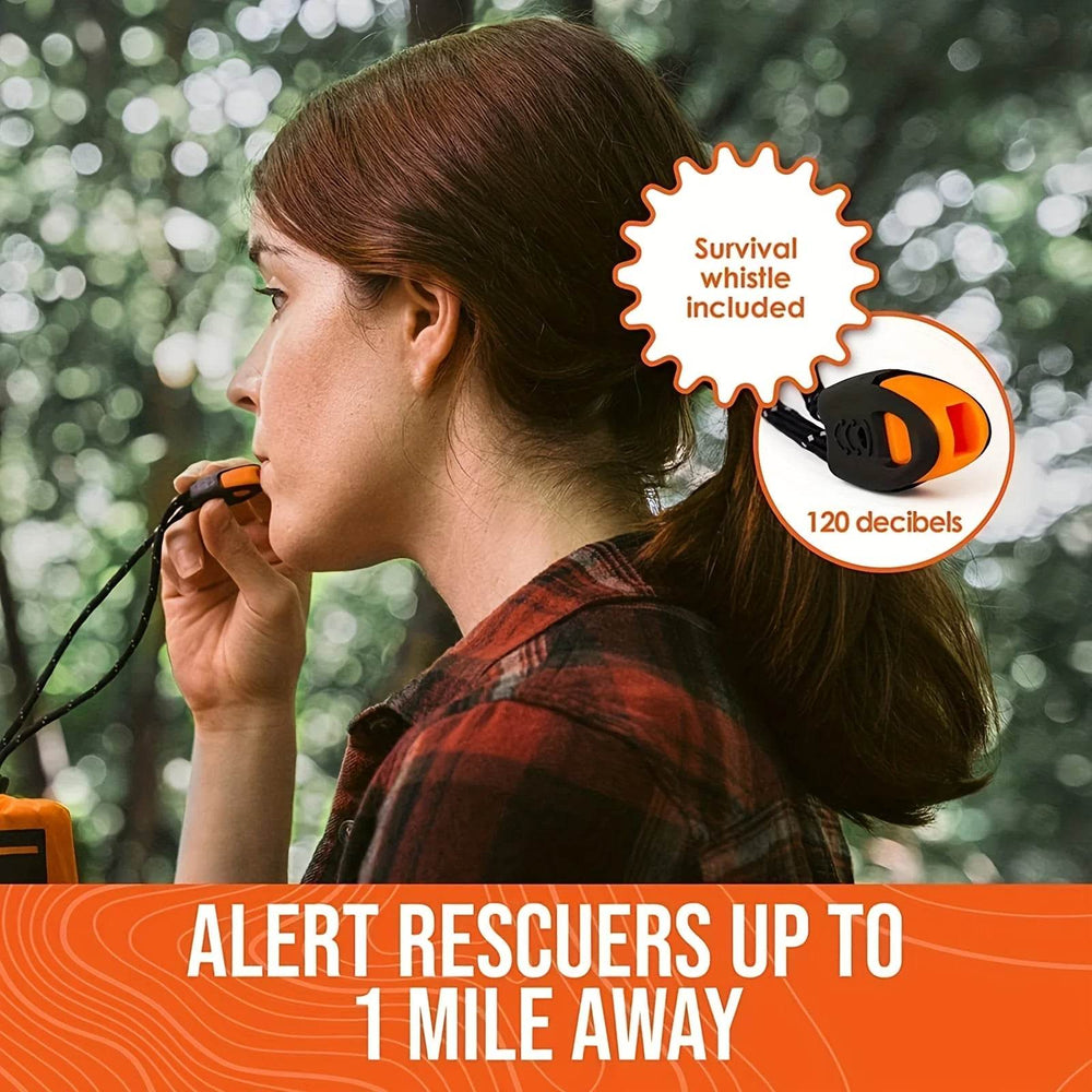 Emergency Thermal Sleeping Bag - Portable Waterproof Survival Gear for Camping & First Aid Rescue - Mylar Blanket - Creatique