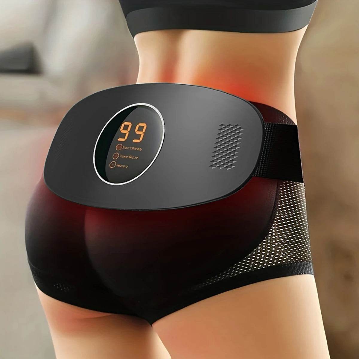 CrampAway Pro™ Warmth Menstrual Belt – Rechargeable Menstrual Pad Belt for Instant Period Pain Relief - Creatique