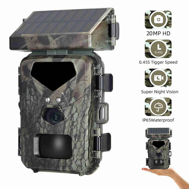 High-Performance 20MP Hunting Game Camera with 1080P HD Video, 0.3S Trigger Speed, and Night Vision – Perfect for Outdoor Adventures! - Creatique