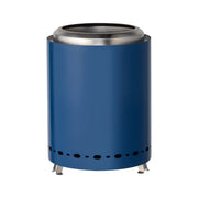 Blue Smokeless Fire Pit - 7.1"x7.1"x9.7" Elegant Outdoor Heating Solution