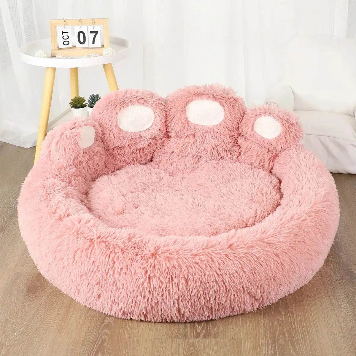 Cozy Bear Paw Pet Bed - Creatique