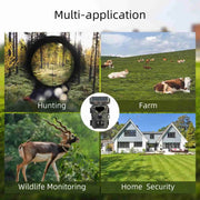 High-Performance 20MP Hunting Game Camera with 1080P HD Video, 0.3S Trigger Speed, and Night Vision – Perfect for Outdoor Adventures! - Creatique