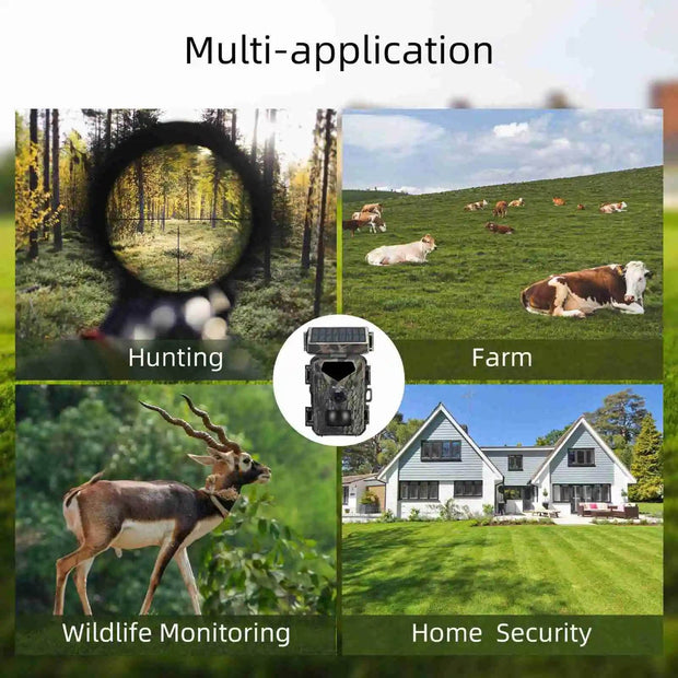 High-Performance 20MP Hunting Game Camera with 1080P HD Video, 0.3S Trigger Speed, and Night Vision – Perfect for Outdoor Adventures! - Creatique