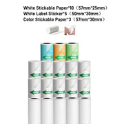 Revolutionize Your Labeling with the 1200mAh Wireless Bluetooth Mini Thermal Printer - Perfect for Stunning Text and Photo Prints up to 57mm! - Creatique