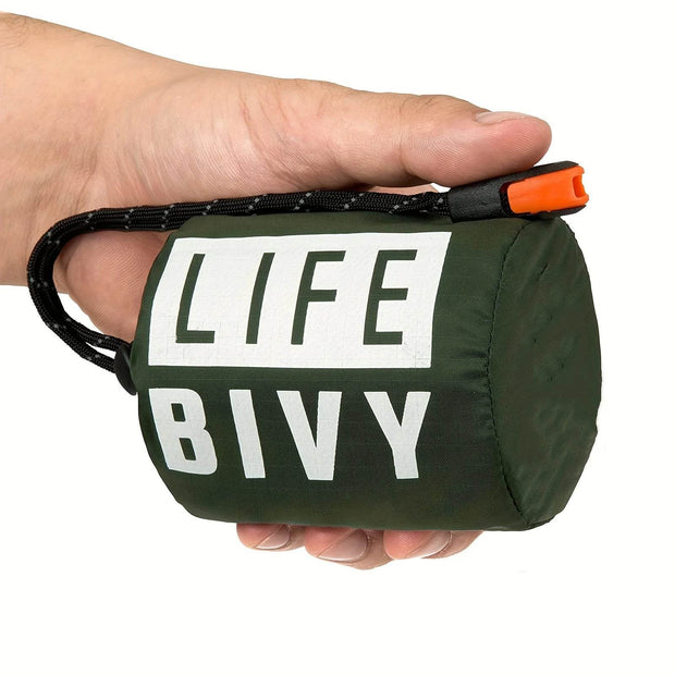 Emergency Thermal Sleeping Bag - Portable Waterproof Survival Gear for Camping & First Aid Rescue - Mylar Blanket - Creatique