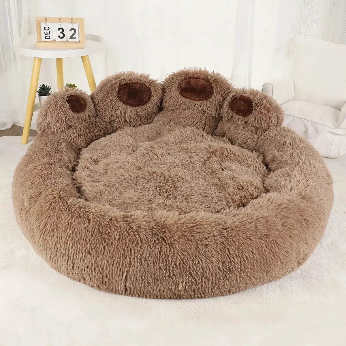 Cozy Bear Paw Pet Bed - Creatique