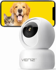 Smart Baby & Pet Monitor – 360° Indoor Cam - Creatique
