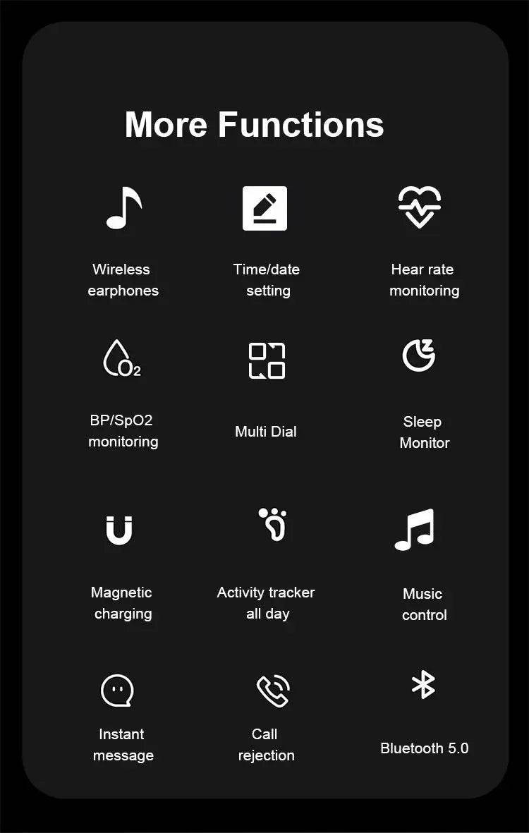 2 In 1 In Ear Wireless Stereo Earbuds Smart Watch - Creatique