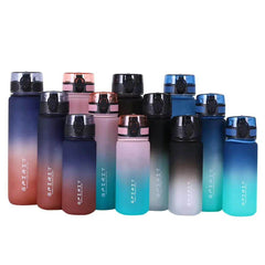 Vibrant Large Capacity Reusable Water Bottles with Handle - Perfect for Fitness, Gym, and Outdoor Adventures! - Creatique