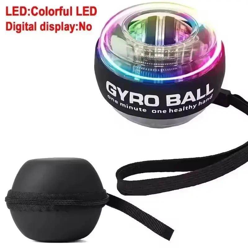 Enhance Your Strength with the New LED Gyro Power Ball Trainer - Real-Time Speed and Maximum Performance Arm Exerciser - Creatique