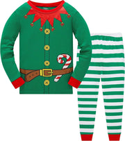 Little Boys Girls Christmas Pajamas Sets for Toddler 100% Cotton Dinosaur Starry Sleepwear Long Sleeve 2 Pcs Kids Clothes Pjs - Creatique