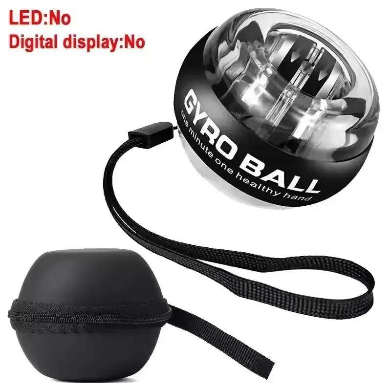 Enhance Your Strength with the New LED Gyro Power Ball Trainer - Real-Time Speed and Maximum Performance Arm Exerciser - Creatique