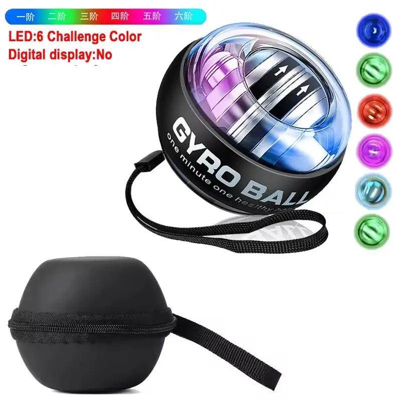 Enhance Your Strength with the New LED Gyro Power Ball Trainer - Real-Time Speed and Maximum Performance Arm Exerciser - Creatique