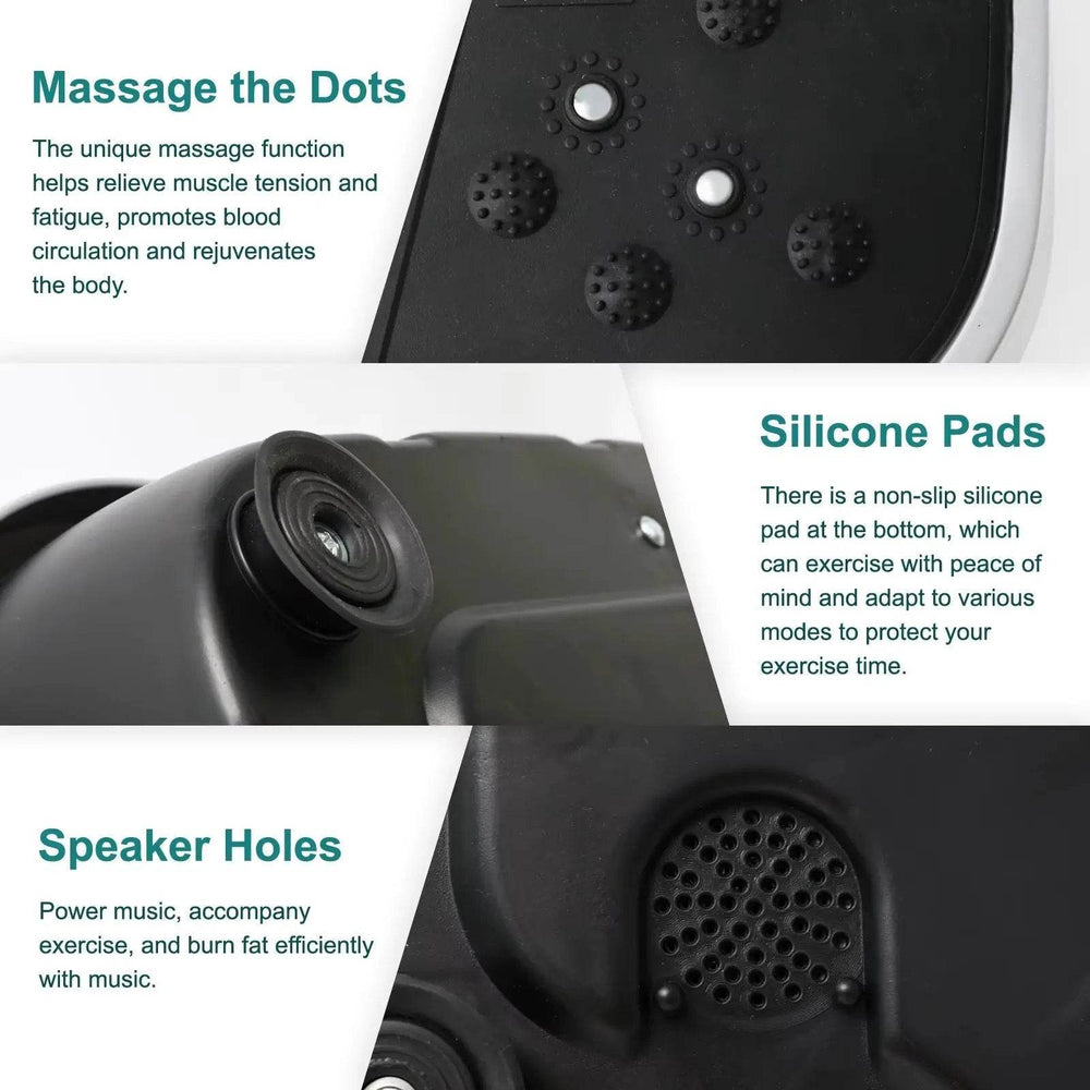 Revolutionary Vibration Plate Exercise Machine for Ultimate Fat Burning & Body Toning - Portable Home Fitness Solution! - Creatique