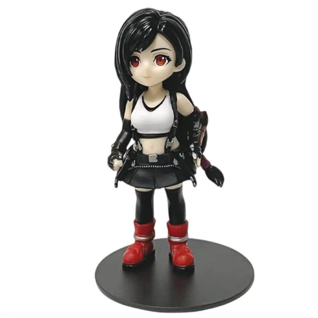 Premium 11-12cm PVC Figure Set - Cloud Strife, Tifa Lockhart, Aerith & Zack Fair - Perfect for Anime Collectors & Gift Giving - Creatique