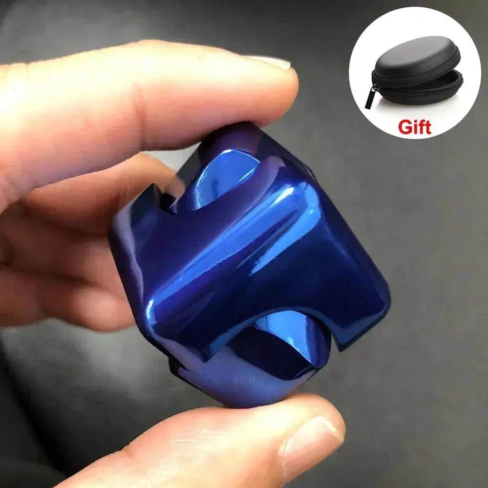 Portable Alloy Cube Spinner – Stress Relief Gyroscope - Creatique