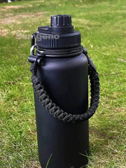 Premium 32 Oz Insulated Stainless Steel Water Bottle - Leakproof Double Wall Vacuum Sport Mug with Wide Mouth Lid - Creatique