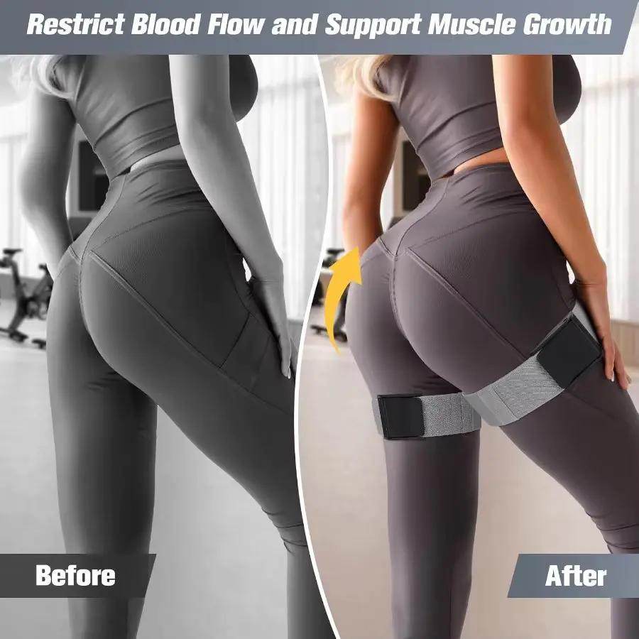Unlock Your Best Glutes: Adjustable Booty and Occlusion Bands for Ultimate Gains! - Creatique