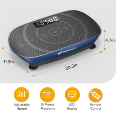 Power Vibe Whole Body Vibration Plate for Effective Weight Loss & Fitness Shaping - Creatique