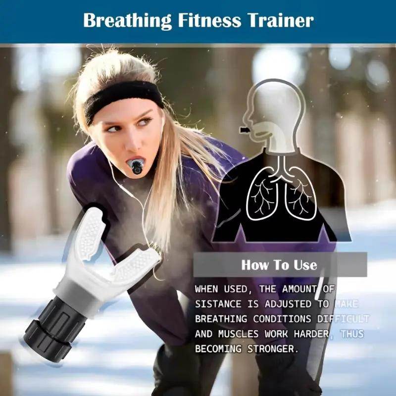 Revolutionary Portable Breathing Trainer - Boost Lung Capacity & Endurance with Adjustable Resistance - Creatique