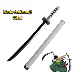 72cm Roronoa Zoro Katana Sword - High-Quality PU Replica for Anime Cosplay and Role Playing, Perfect Gift for Samurai Fans - Creatique