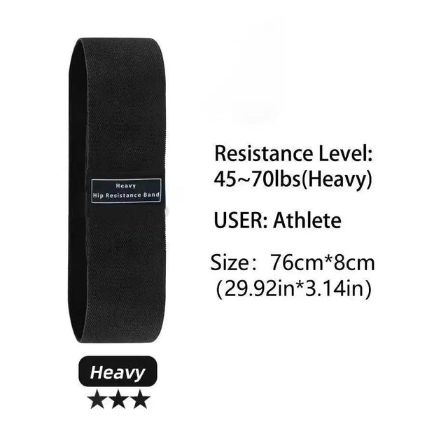 Ultimate Glute & Thigh Resistance Bands - Fabric Booty Bands for Effective Squats, Stretching & Yoga Workouts! - Creatique