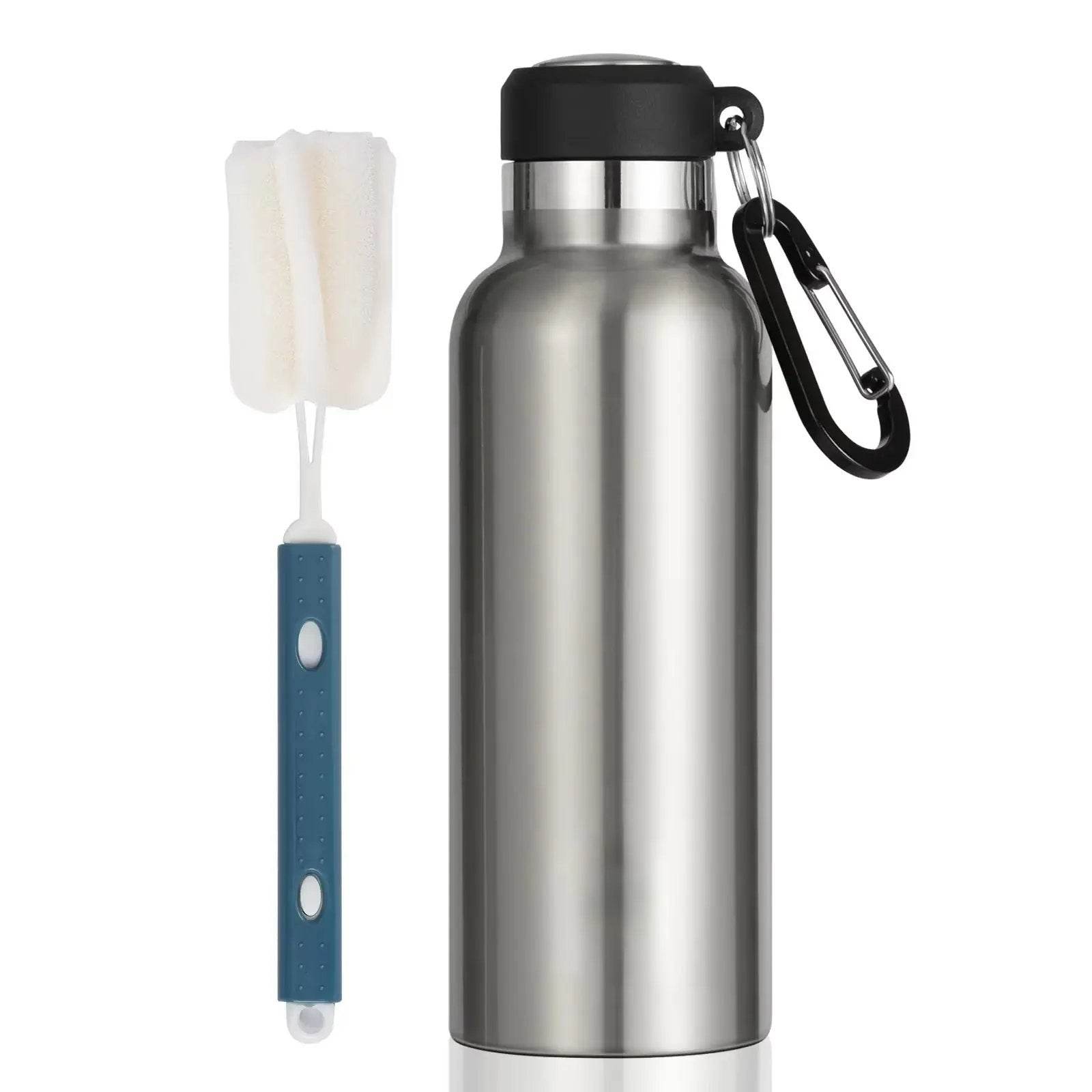 Thermos Stainless Steel Leak-Proof Portable Water Bottle - Mini 500ML/600ML Thermal Flask - Creatique