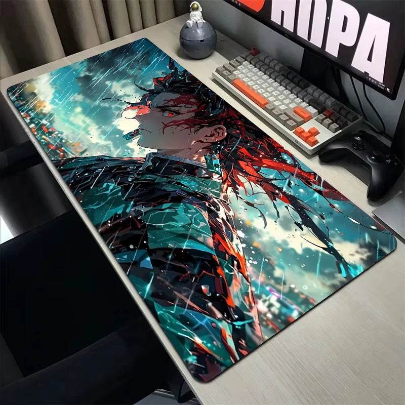 Demon Slayer Tanjiro Gaming Mouse Pad – The Best Large Mouse Mat for Anime Fans & Gamers - Creatique