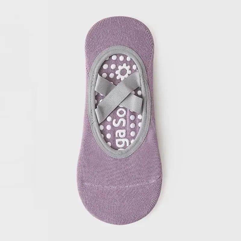 Non-Slip Breathable Yoga Socks for Women - Silicone Bandage Pilates & Dance Fitness Cotton Socks - Creatique