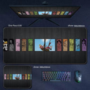 Large One Piece Anime Mousepad - Perfect Gaming Accessory Featuring Luffy, Zoro, Ace & Chopper - Ideal Gift for Gamers! - Creatique