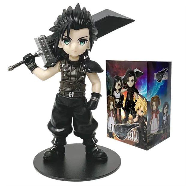Premium 11-12cm PVC Figure Set - Cloud Strife, Tifa Lockhart, Aerith & Zack Fair - Perfect for Anime Collectors & Gift Giving - Creatique