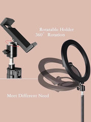 26Cm Ring Light with Adjustable Tripod Stand – Perfect for Photography and Video! - Creatique
