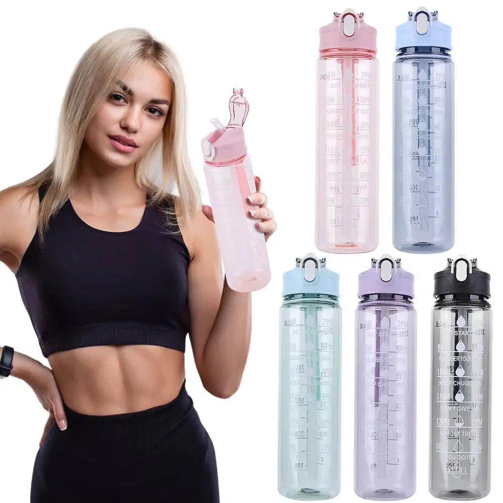 Stay Hydrated in Style: 800ml Leakproof Sports Water Bottle with Straw & Handle - Perfect for Boys and Girls on the Go! - Creatique