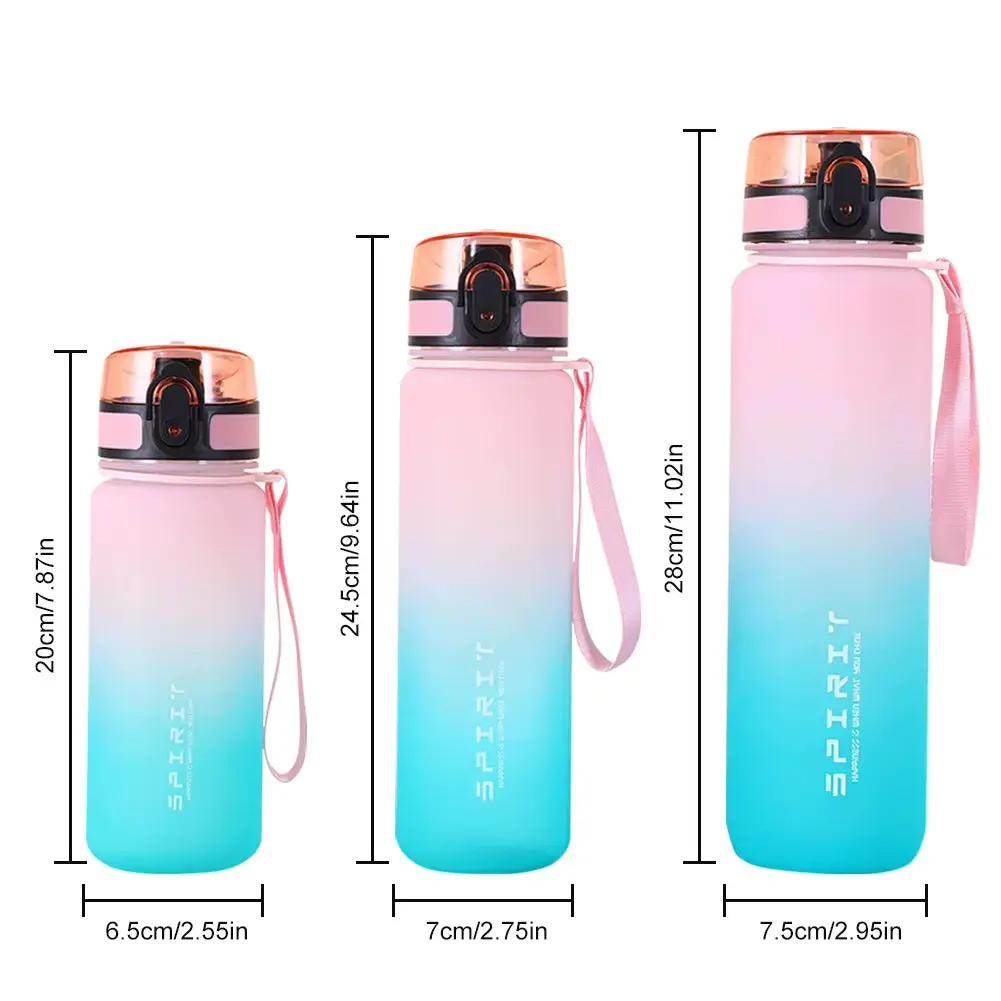 Vibrant Large Capacity Reusable Water Bottles with Handle - Perfect for Fitness, Gym, and Outdoor Adventures! - Creatique