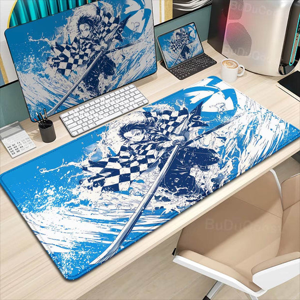 XXL Demon Slayer Kochou Shinobu Mousepad - Premium Lock Edge Gaming Mouse Pad for Ultimate Comfort & Control - Creatique