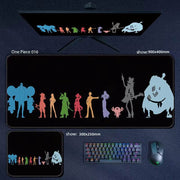Large One Piece Anime Mousepad - Perfect Gaming Accessory Featuring Luffy, Zoro, Ace & Chopper - Ideal Gift for Gamers! - Creatique