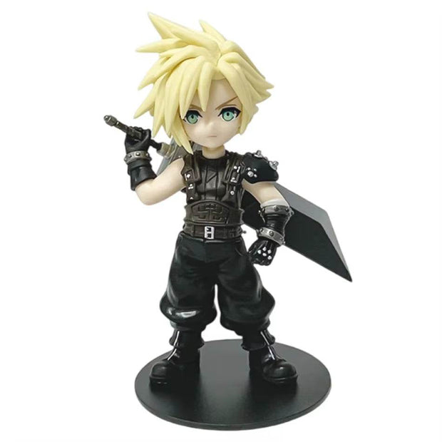 Premium 11-12cm PVC Figure Set - Cloud Strife, Tifa Lockhart, Aerith & Zack Fair - Perfect for Anime Collectors & Gift Giving - Creatique