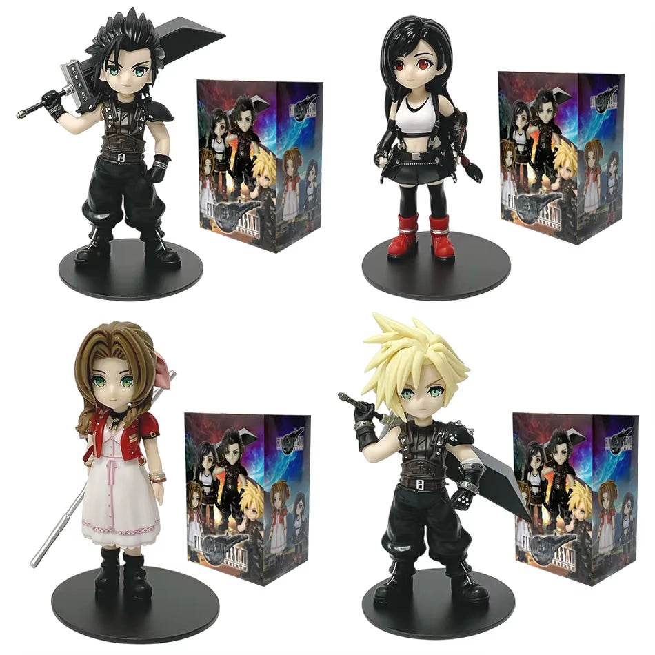 Premium 11-12cm PVC Figure Set - Cloud Strife, Tifa Lockhart, Aerith & Zack Fair - Creatique