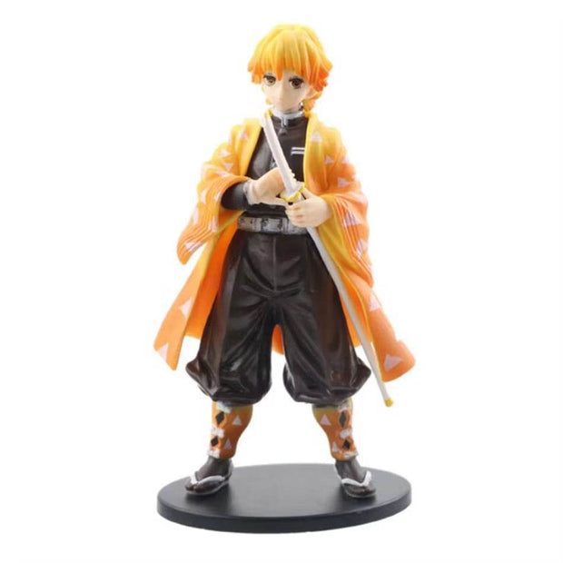 Demon Slayer Kimetsu No Yaiba Action Figures - Kamado Tanjirou, Agatsuma Zenitsu & Nezuko PVC Models - Perfect Collectible Toys! - Creatique