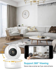Smart Baby & Pet Monitor – 360° Indoor Cam - Creatique