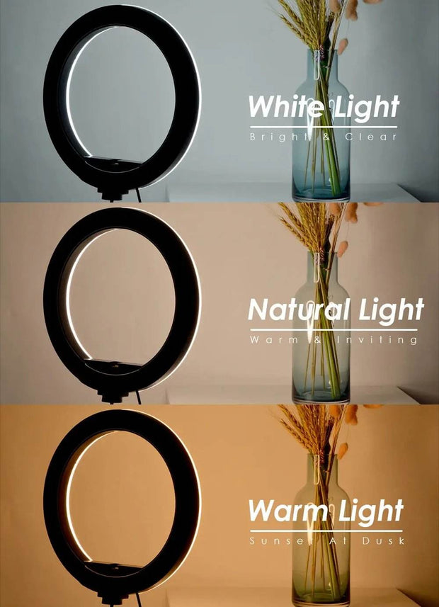 Ultimate Tripod with LED Ring Light for Stunning Selfies & Professional Photography – Perfect for YouTube Live Streaming! - Creatique
