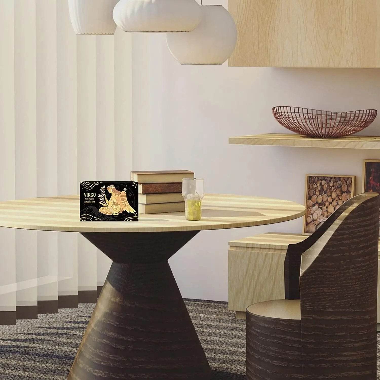 Virgo Crystals Gift Set, Zodiac Signs Healing Crystals Birthstones with Horoscope Box Set Virgo Astrology Crystals Healing Stones Gifts - Creatique