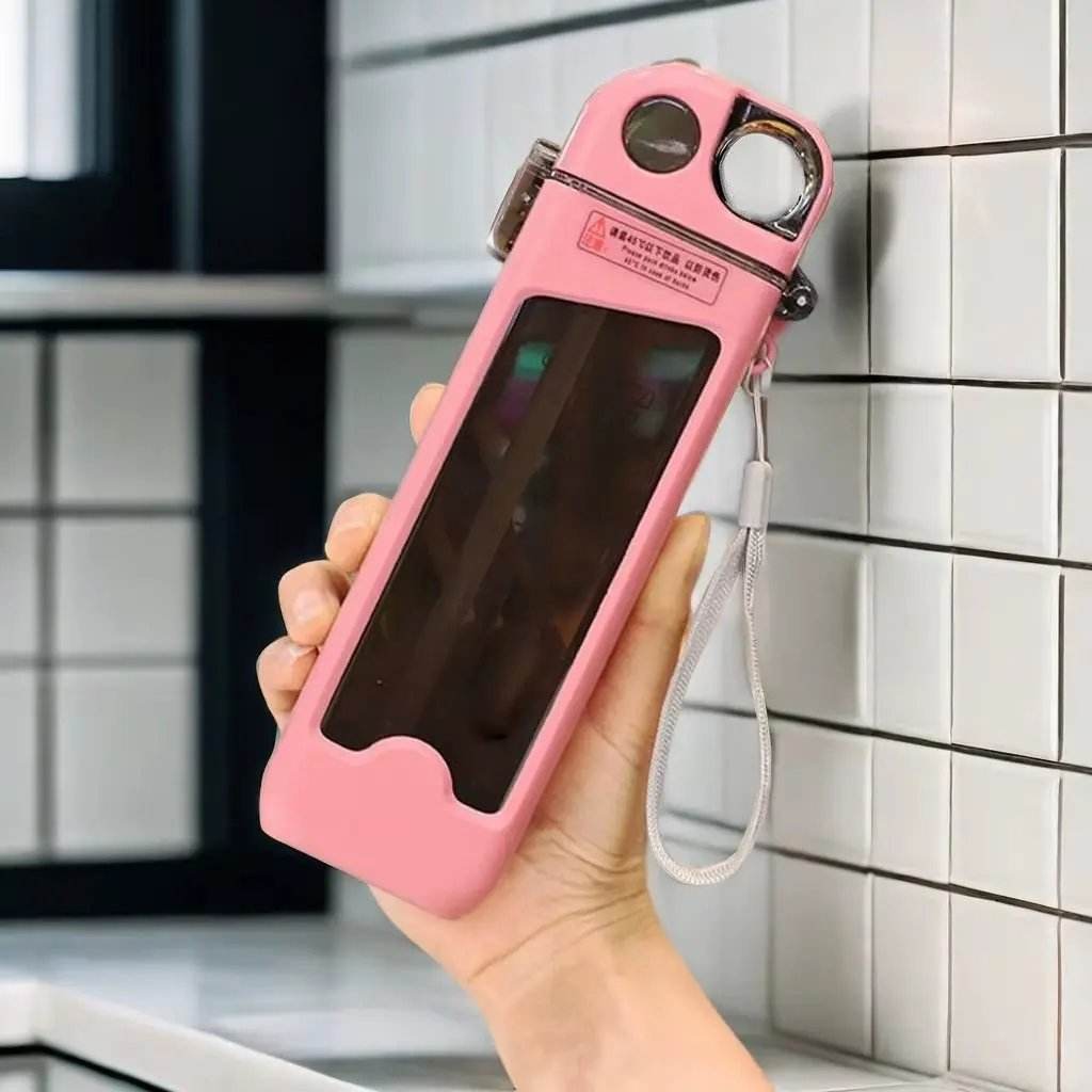 350ml Square Sports Water Bottle - Portable Fitness Cup for Outdoor Adventures - Creatique