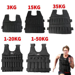 Adjustable Weight Training Vest - 1-50Kg Fitness Jacket for Running & Workout (Emptyjacket) - Creatique