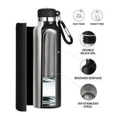 Thermos Stainless Steel Leak-Proof Portable Water Bottle - Mini 500ML/600ML Thermal Flask - Creatique