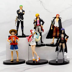 One Piece Figure Theater Edition – Film Red Action Figures: Robin, Zoro, Luffy, Nami, Sanji & Uta Collectible Toy Set - Creatique