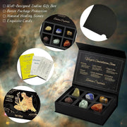 Virgo Crystals Gift Set, Zodiac Signs Healing Crystals Birthstones with Horoscope Box Set Virgo Astrology Crystals Healing Stones Gifts - Creatique